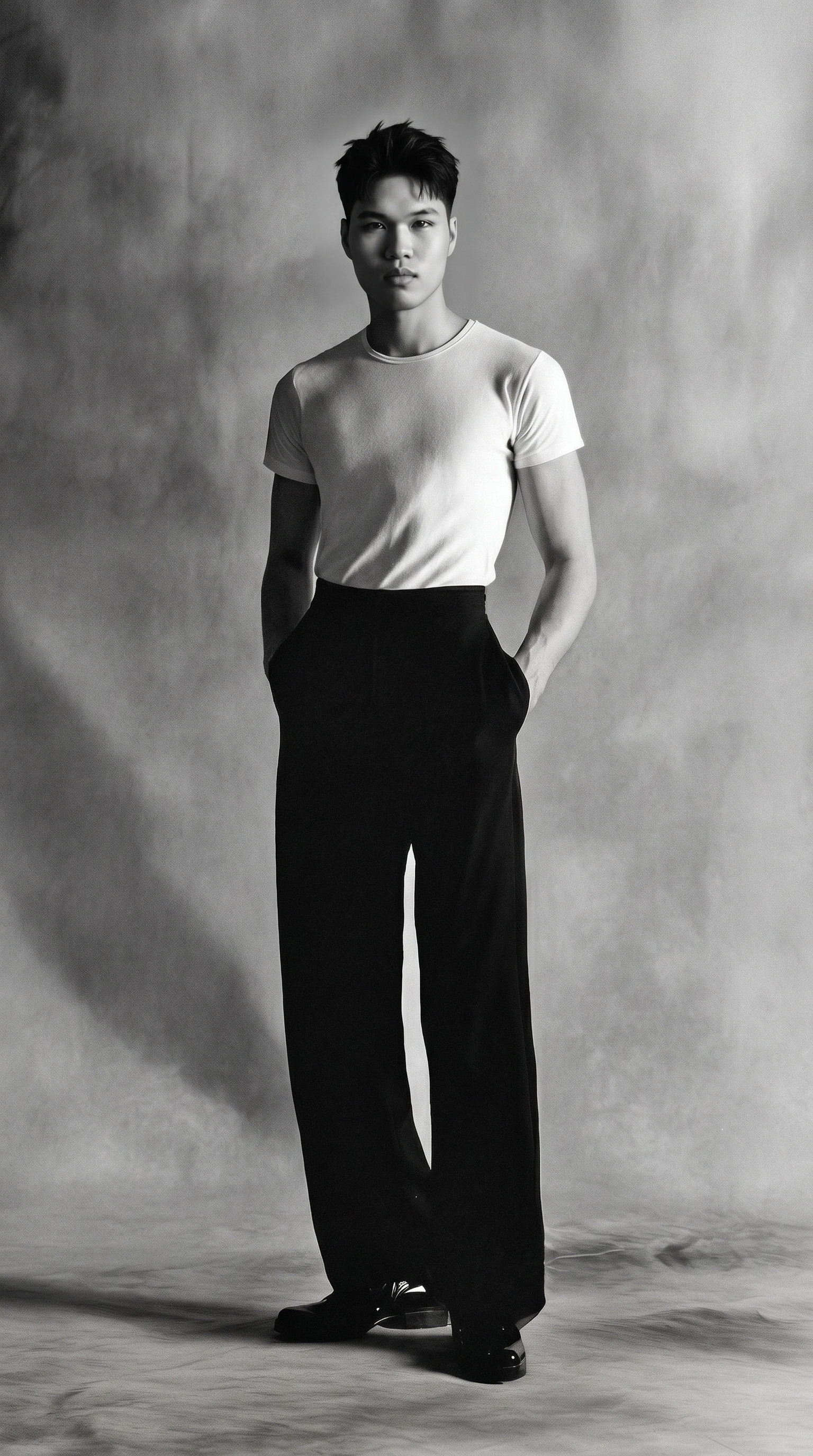 Editorial fashion portrait