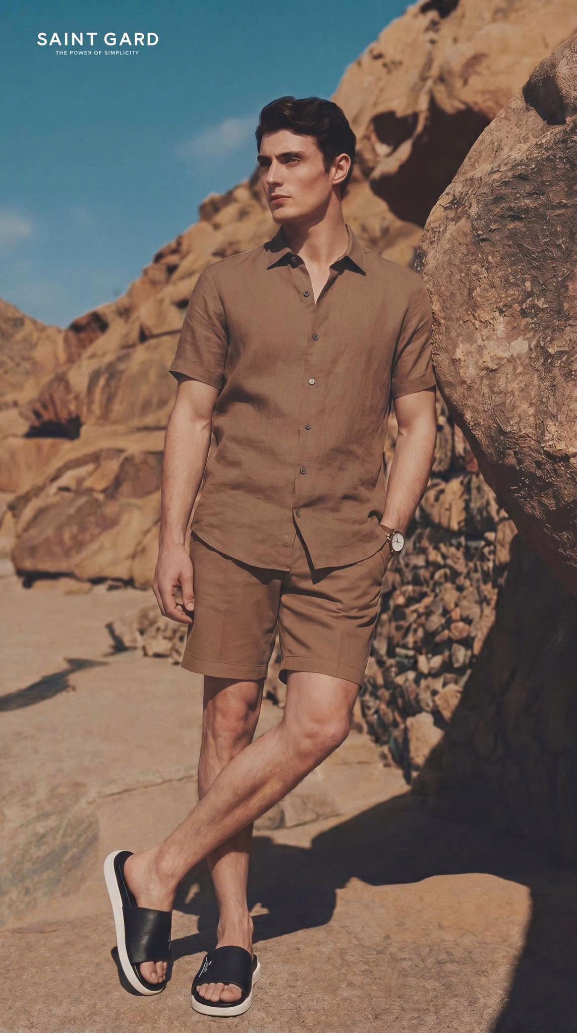 Saint Gard campaign — beach editorial